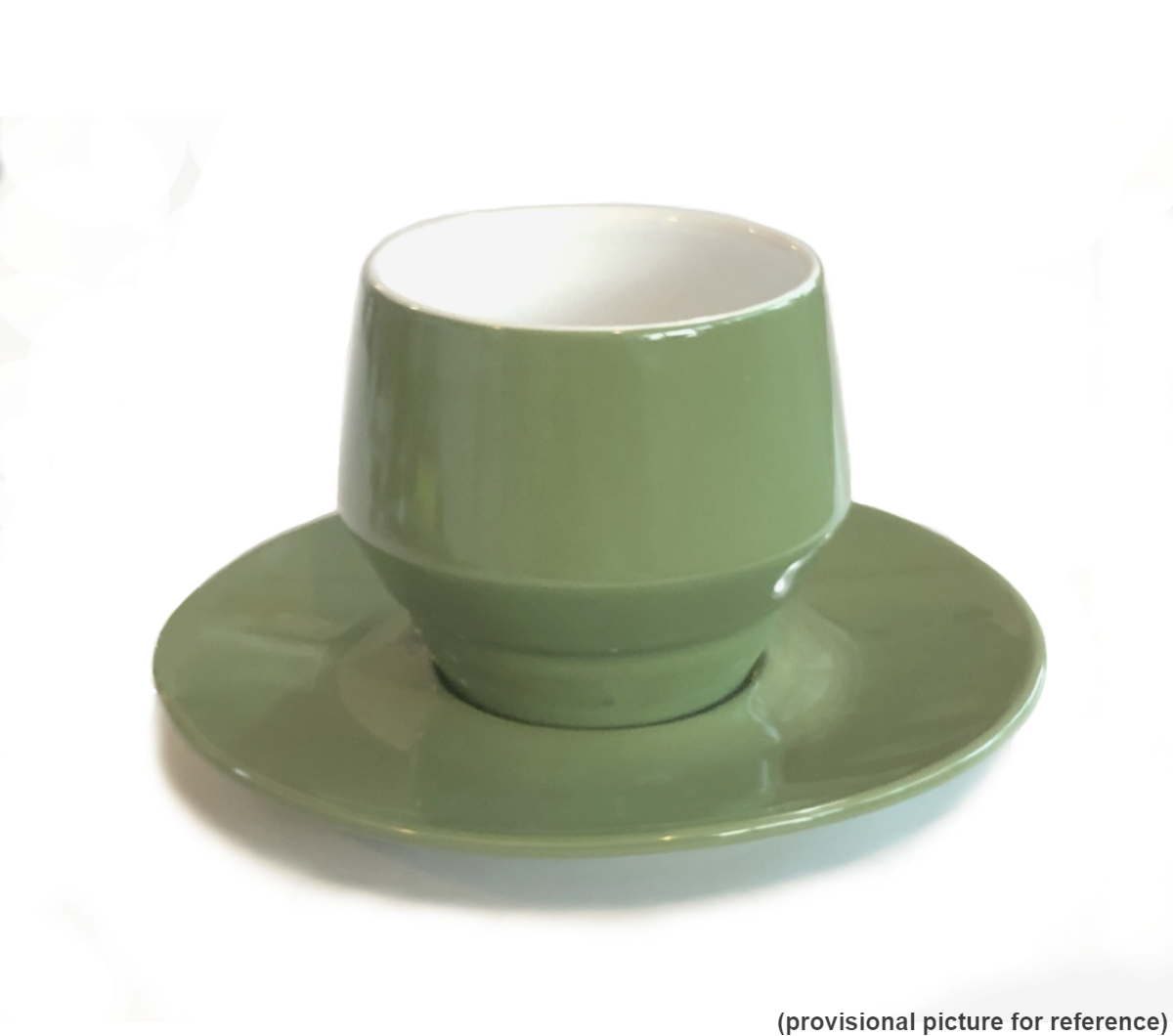 "MANIKO" Double-Walled GREEN - 75ml Espresso Cups